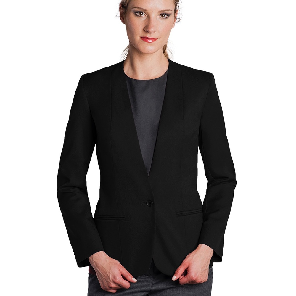 Calvin Klein Collarless blazer